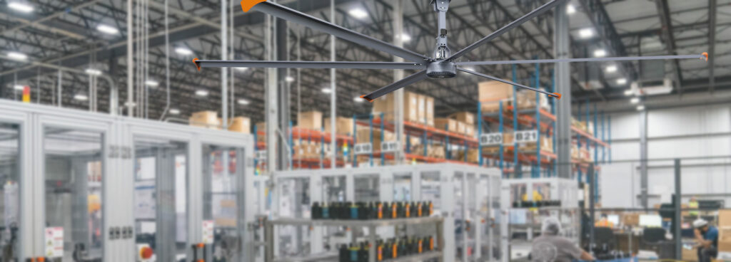 Ventilateur de plafond industriel